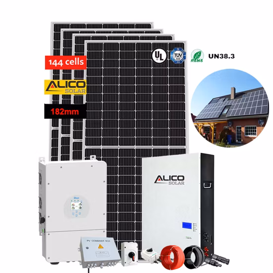 10kVA 5kw 15kw 20kw Solar Energy Rooftops PV Systems with Lithium Battery