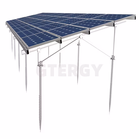 Rack galleggianti per montaggio a terra Pannello di alimentazione fotovoltaico Kit per impianti Struttura Staffa di montaggio Sistema solare Folat