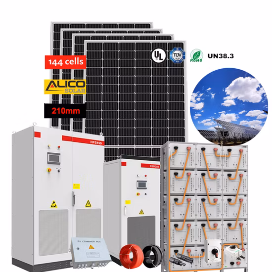 Centrale elettrica 1MW 2MW 800kw 900kw 1000kw Accumulo di batterie 1 Megawatt Sistema di energia solare 2 Mwh Parco solare Romania