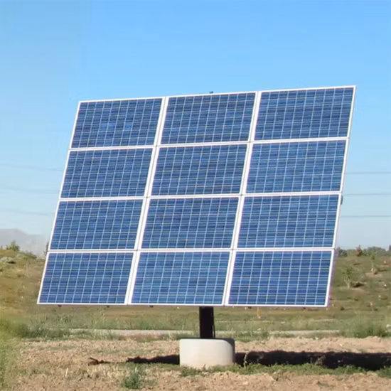 Generazione di energia solare WiFi wireless Sistema di tracciamento solare fotovoltaico a doppio asse da 4,5 kW