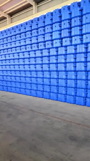 Sistema solare galleggiante per impianto fotovoltaico in plastica modulare HDPE